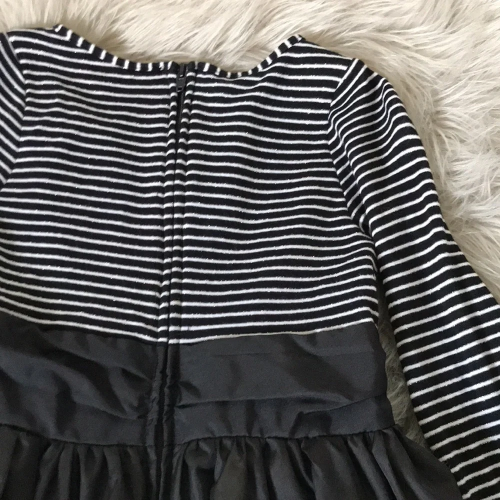 CHEROKEE Girls Holliday Black Stripes Knot Tutu Dress | 4T